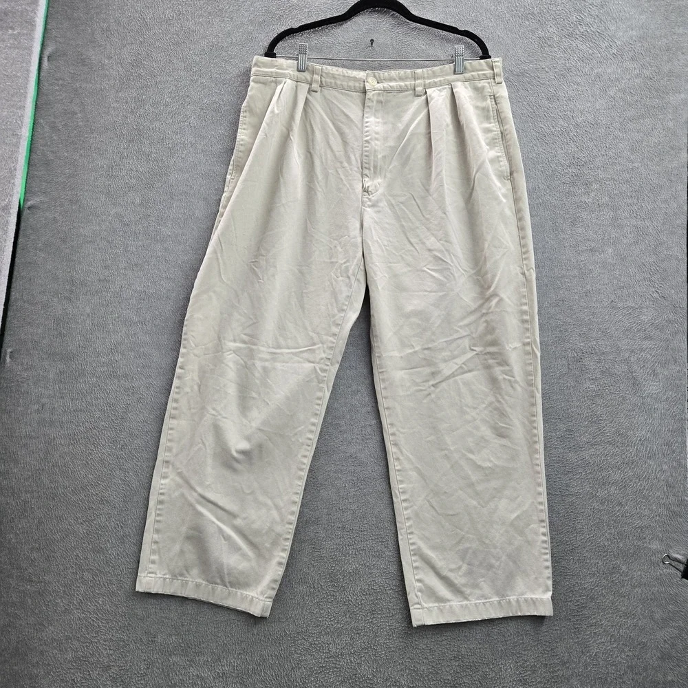 Polo Ralph Lauren Men Pants‎ 38X30 Beige Chino Twill Button Relaxed 26